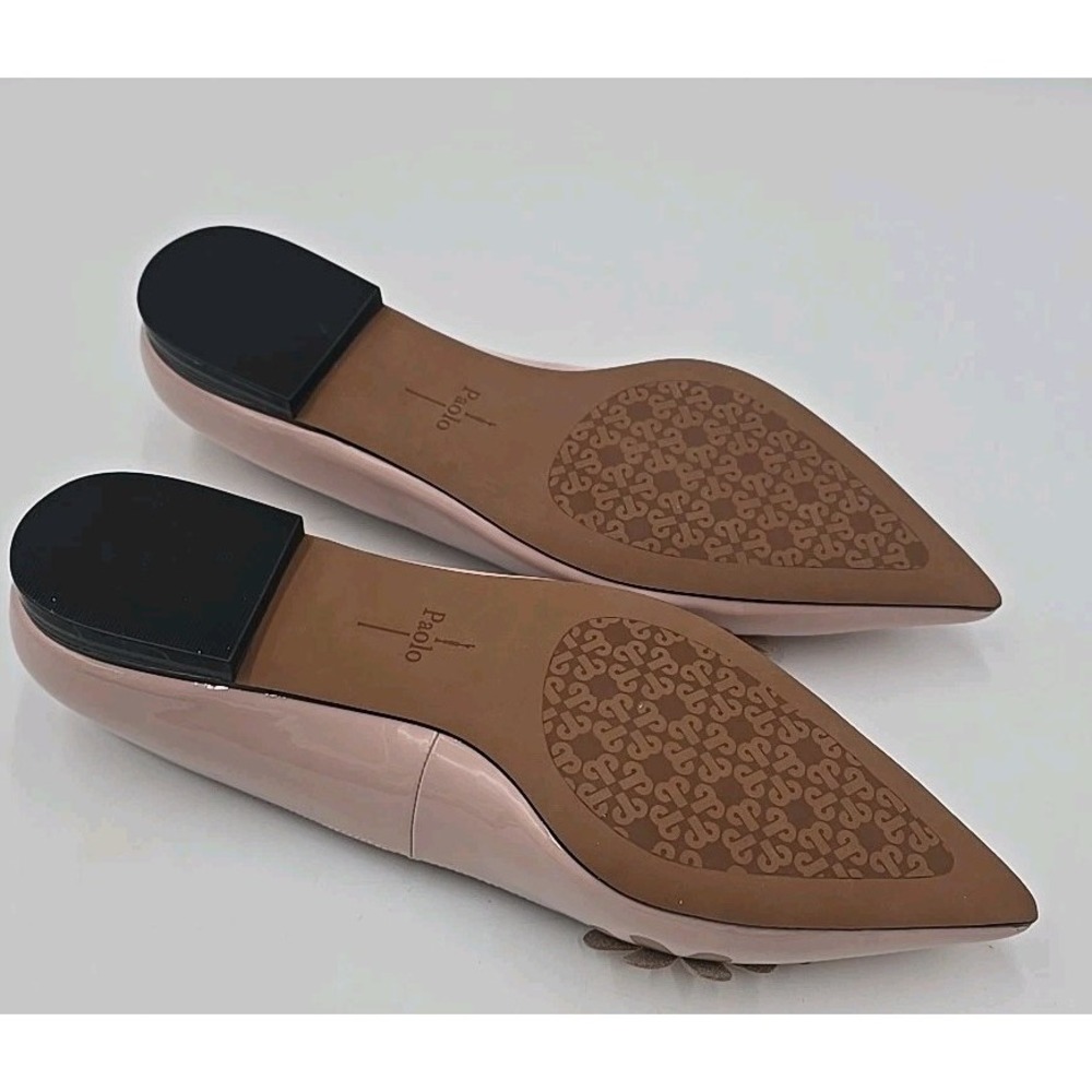 Linea Paolo Womens Sandal Flower Pointed 10 Blush Cottagecore Coquette Flats - Picture 8 of 9